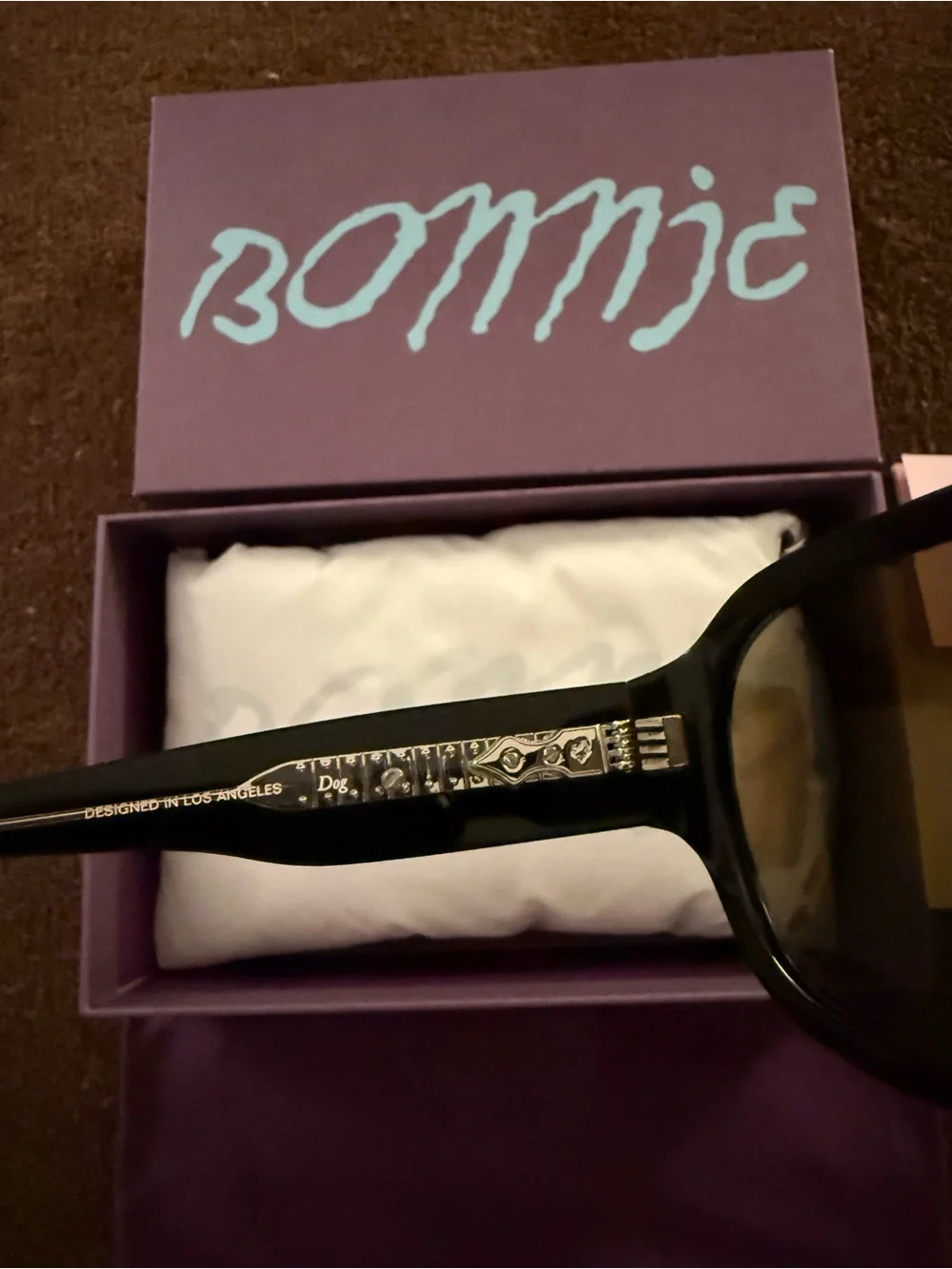 Bonnie Clyde Dog Sunglasses black,brown New with original packaging